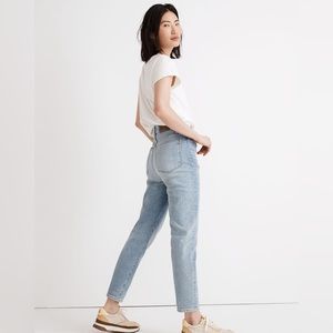 Madewell Mom Jeans High Rise Distressed Size 28